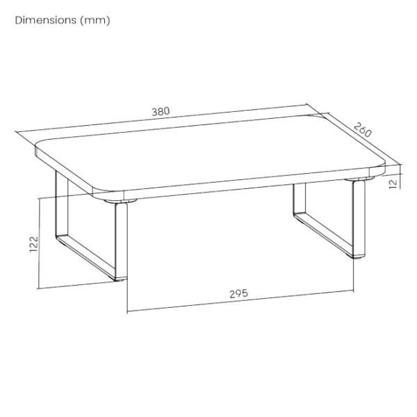 65d7fb88327ffa000283ef13 BRATECK Quick-Installation Monitor and Laptop Riser Stand for 13 to 32 Inch Screens - Brateck-STB-111-01