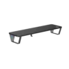 66de4a0b47794757ce3d4b50 BRATECK Gaming Monitor Riser with Infinity Mirror Lighting Big - 800x230mm, 20kg Capacity, Black - Brateck-STB32-01L Black