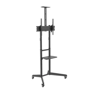 Brateck Versatile and Compact Mobile Steel TV Cart for 37 to 70 Inch Displays up to 50kg - Brateck-T1040T