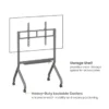 695f08034625344e9896962b Brateck SlimLift Heavy Duty TV Cart for 55 to 90 Inch Displays up to 90kg VESA 900x600 - Brateck-TTF19-69FW