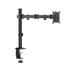BRATECK Signature Single-Monitor Steel Articulating Monitor Arm with Quick Release VESA and Dual Mount - BT-AMA-B1