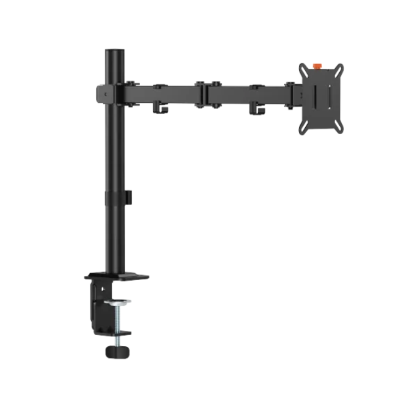 BRATECK Signature Single-Monitor Steel Articulating Monitor Arm with Quick Release VESA and Dual Mount - BT-AMA-B1