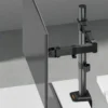 BRATECK Signature Single-Monitor Steel Articulating Monitor Arm with Quick Release VESA and Dual Mount - BT-AMA-B1