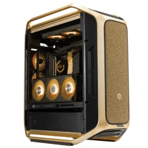 Cooler Master COSMOS ALPHA Gold Limited Edition Full Tower PC Case 3D Mesh 24K Gold Logo - C700-GGNN-S00