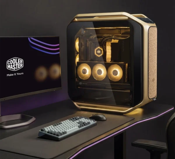 Cooler_Master_COSMOS_ALPHA_Gold_Limited_Edition_PC_Case_product_IMAGE Cooler Master COSMOS ALPHA Gold Limited Edition Full Tower PC Case 3D Mesh 24K Gold Logo - C700-GGNN-S00