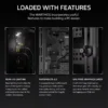 Layer299 CORSAIR - WARTHOG RS Airflow Mid-Tower PC Case - Tempered Glass - Black - CC-9011351-WW