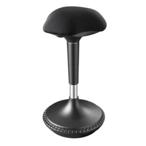 LUMIVIDA Ergonomic Height Adjustable Wobble Stool with Polyester Fiber Seat and Class 4 Gas Lift - CH04-1