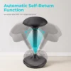 68eca71fa21e96e7d9b36842 LUMIVIDA Ergonomic Height Adjustable Wobble Stool with Polyester Fiber Seat and Class 4 Gas Lift - CH04-1