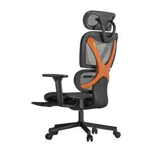 LUMIVIDA SpineX Ergonomic Office Chair with Retractable Footrest Divided Backrest and 150kg Capacity - CH05-22