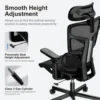 685a74e6aa7b8a93f6235851 LUMIVIDA Ergonomic Office Chair with Adjustable Headrest Backrest Lumbar Support and 3D Armrests 150kg Capacity - CH10-10
