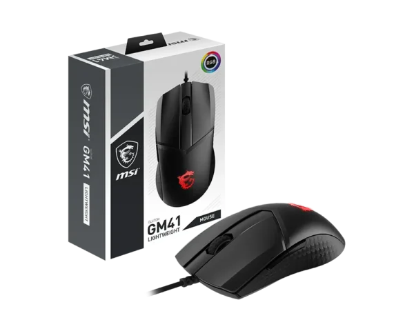 product_160912997431e71d521184f5d2daa021b0d601b112 MSI - Clutch GM41 Lightweight 16000 DPI Optical Sensor Wired Gaming Mouse - Clutch GM41 Lightweight