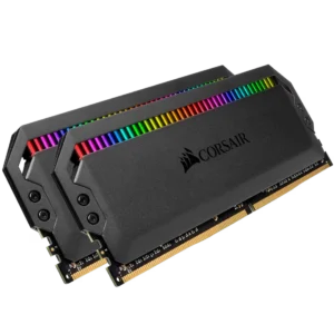 DOMINATOR_PLAT_RGB_01 CORSAIR Dominator Platinum RGB 16GB 2x8GB DDR4 3200MHz CL16 Desktop Memory Kit Black - CMT16GX4M2Z3200C16