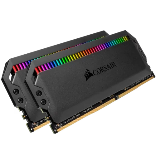 CORSAIR Dominator Platinum RGB 16GB 2x8GB DDR4 3200MHz CL16 Desktop Memory Kit Black - CMT16GX4M2Z3200C16