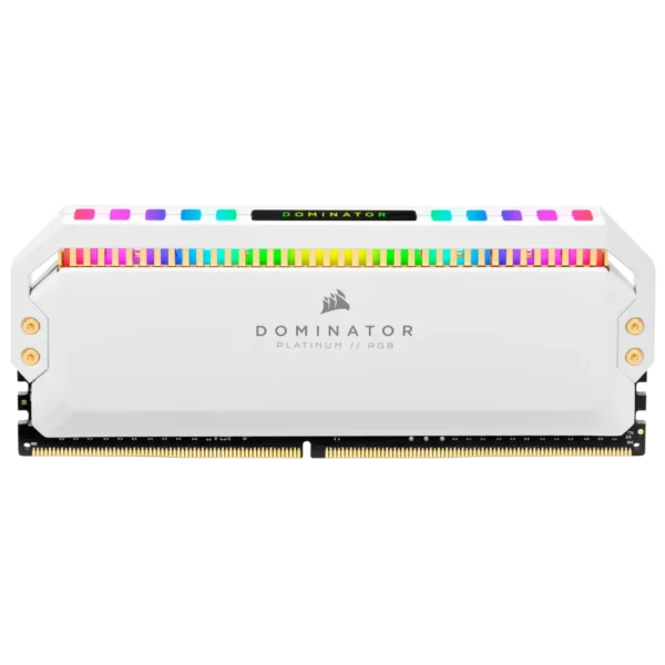DOMINATOR_PLAT_RGB_WHITE_07 CORSAIR Dominator Platinum RGB White 32GB 4x8GB DDR4 3600MHz CL18 Desktop Memory Kit - CMT32GX4M4C3600C18W