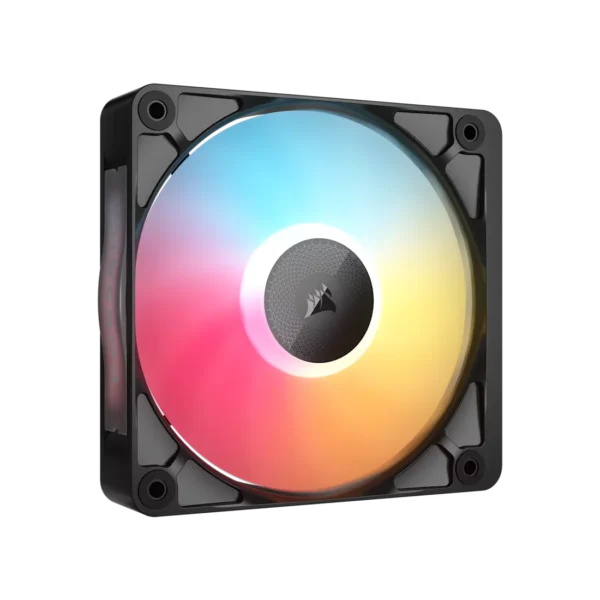 iCUE_LINK_RX120_II_RGB_Black_Artboard01_AA CORSAIR - RX120 II RGB 120mm PWM PC Fan - Magnetic Dome Bearing - Black - CO-9051057-WW