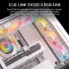 iCUE_LINK_RX120_II_RGB_White_Artboard02_AA CORSAIR - RX120 II RGB 120mm PWM PC Fan Expansion - White - CO-9051058-WW