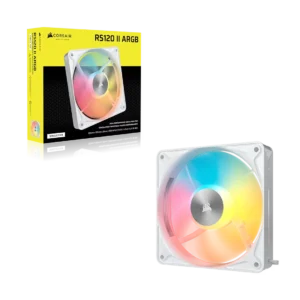 CORSAIR - RS120 II ARGB White 120mm PWM Fan Single Pack - CO-9051070-WW
