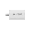 Corsair CX550 White 550W ATX 3.1 Non-Modular Power Supply with PCIe Connectors - CP-9020327-NA