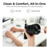 6a3a187db92e68f965d2c530 LUMIVIDA 22-in-1 Multifunction Desk Cleaning Kit with Ergonomic Wrist Support and Spray Bottle - White - CTK02-9