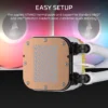 NAUTILUS_II_240_RS_ARGB_White_Artboard05_AA_nbfe8h CORSAIR - NAUTILUS II 240 RS ARGB 240mm Liquid CPU Cooler - White - CW-9061048-WW