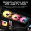 NAUTILUS_II_360_RS_ARGB_Black_Artboard02_AA_y0dxx3 CORSAIR - NAUTILUS II 360 RS ARGB 360mm Liquid CPU Cooler - Black - CW-9061049-WW