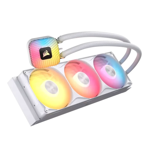 NAUTILUS_II_360_RS_ARGB_White_Artboard01_AA_jzh6dd CORSAIR - NAUTILUS II 360 RS ARGB 360mm Liquid CPU Cooler - White - CW-9061050-WW