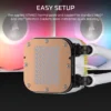 NAUTILUS_II_360_RS_ARGB_White_Artboard05_AA_c8ep0s CORSAIR - NAUTILUS II 360 RS ARGB 360mm Liquid CPU Cooler - White - CW-9061050-WW