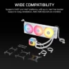 NAUTILUS_II_360_RS_ARGB_White_Artboard07_AA_rbzu8j CORSAIR - NAUTILUS II 360 RS ARGB 360mm Liquid CPU Cooler - White - CW-9061050-WW