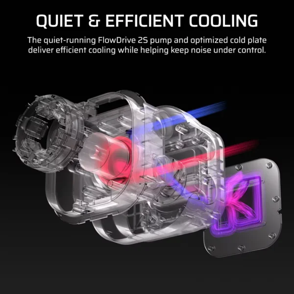 NAUTILUS_II_240_RS_LCD_WHT_04 CORSAIR - NAUTILUS II 240 RS LCD - White 240mm Liquid CPU Cooler - CW-9061052-WW