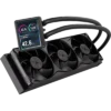 NAUTILUS_II_360_RS_LCD_BLK_01 CORSAIR Nautilus II 360 RS LCD 360mm Liquid CPU Cooler with FlowDrive 2S Pump and IPS Screen - CW-9061053-WW