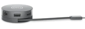 image Dell 6-in-1 USB-C Multiport Adapter - 90W Power Pass-Through - 4K 60Hz - DA305