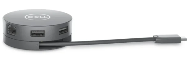 image Dell 6-in-1 USB-C Multiport Adapter - 90W Power Pass-Through - 4K 60Hz - DA305