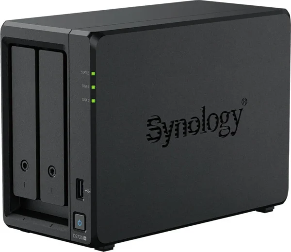 1aa5841e97dd508cf0ef9895c2fbbaa5-hi SYNOLOGY - DISKSTATION 2-BAY NAS - AMD RYZEN R1600 - 4GB NON-ECC RAM - 2.5GbE - DS725NEO+
