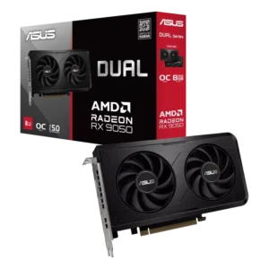 fwebp ASUS Dual AMD Radeon RX 9050 OC Edition 8GB GDDR6 HDMI 2.1 DP 2.1a Graphic Card - DUAL-RX9050-O8G