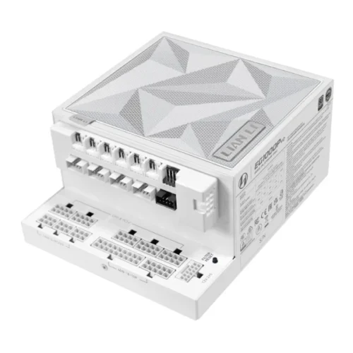 LIAN LI Edge Platinum V2 1000W ATX 3.1 Fully Modular Power Supply White - EG1000P - G9P.EG1000P.WH00.US