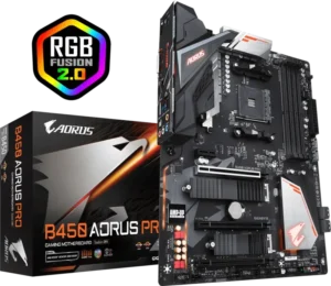 800 GIGABYTE B450 Aorus Pro AM4 ATX Motherboard AMD B450 DDR4 PCIe 3.0 M.2 USB 3.1 Gen 2 - GA-B450-AORUS-PRO