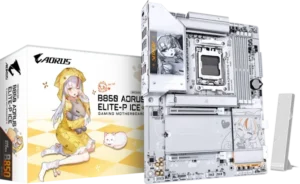 670 GIGABYTE AMD B850 AORUS ELITE-P ICE AM5 ATX DDR5 Wi-Fi 7 Motherboard - GA-B850-A-ELITE-P-ICE