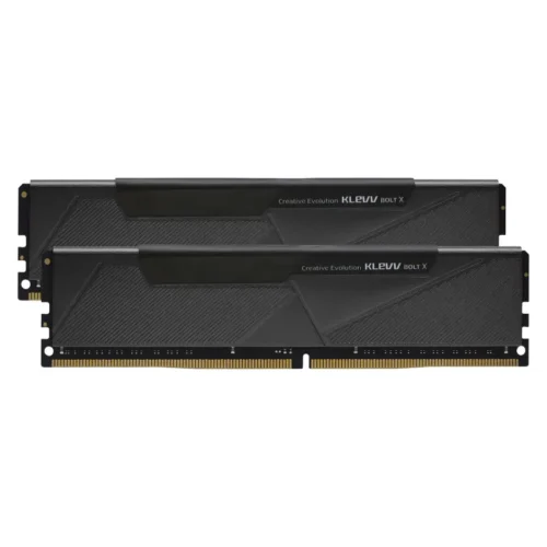 KLEVV BOLT X 16GB Kit (2x8GB) DDR4 3600MHz CL18 Desktop Gaming RAM, XMP 2.0, Black Heatsink | KD48GU880-36A180U