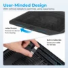 LUMIVIDA Standard Laptop Cooling Stand with Dual USB Ports and Height Adjustment for 10 to 15 Inch Laptops - LCS03-1