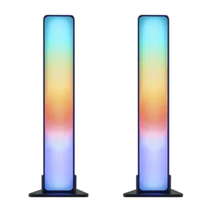 62fd9b80327ffa00024f425f LUMIVIDA Smart Ambient RGB LED Light Bars with Bluetooth App Control Music Sync and Dual Mounting - LDL19-6