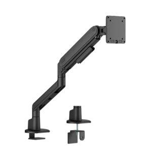 3a2228c6-b811-3617-8529-9aae735e894a LUMIVIDA Single Screen Mechanical Spring Monitor Arm - 17-40 Inch - 12kg Capacity - Black - LDT122-C012E
