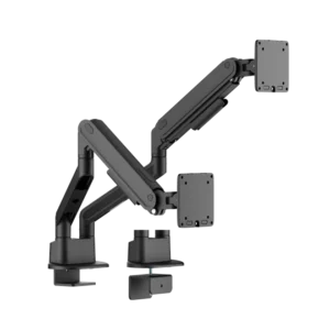 3a2228c6-34ab-c92e-43db-62cd9f096ff9 LUMIVIDA Dual Screen Mechanical Spring Monitor Arm - 17-35 Inch - Black - LDT122-C024E