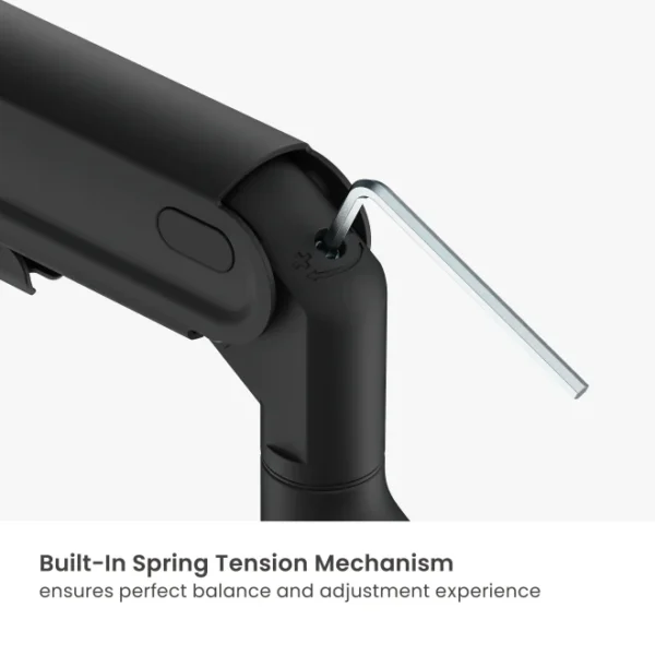 3a2233d9-1d27-af3e-ba99-5b1495325691 LUMIVIDA Dual Screen Mechanical Spring Monitor Arm - 17-35 Inch - Black - LDT122-C024E