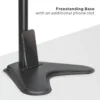 LUMIVIDA Freestanding Single Monitor Steel Articulating Mount for 17-32" Displays, Matte Black - LDT66-T01
