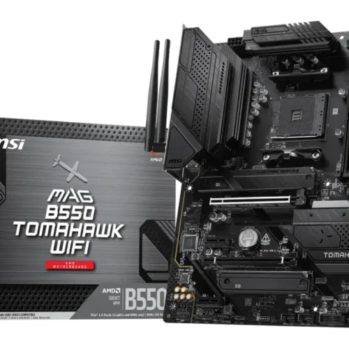 MSI MAG B550 TOMAHAWK WIFI AM4 ATX Motherboard, DDR4, PCIe 4.0, Wi-Fi 6E, 2.5G LAN | MAG B550 TOMAHAWK WIFI