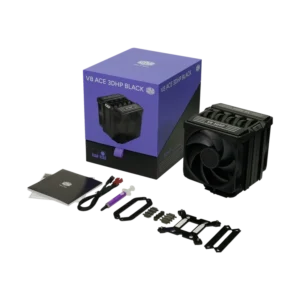 V8-ACE-3DHP-AMD-011 Cooler Master V8 ACE 3DHP Black Single Tower CPU Cooler for Intel LGA 1851 1700 - MAM-T6HP-225PK-RB