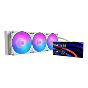 MasterLiquid_Core_LCD_6_Inch_002 COOLER MASTER MasterLiquid Core LCD 6" 360 White ARGB AIO Liquid Cooler - MLW-D36M-A24PA-LW
