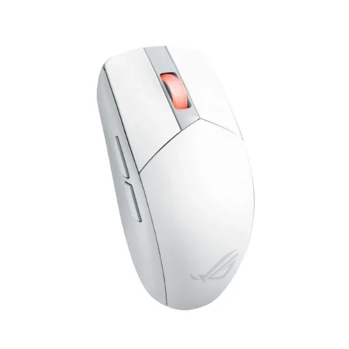ASUS - ROG Strix Impact III Wireless Gaming Mouse 36000 DPI AimPoint White - P520 ROG STRIX IMPACT III WL/W