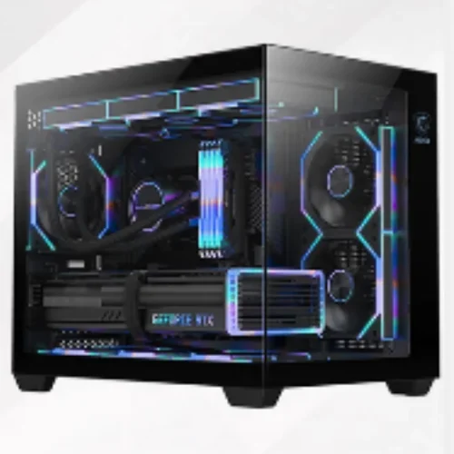 MSI - Micro-ATX Mini Tower PC Case - PAG PANO M120L