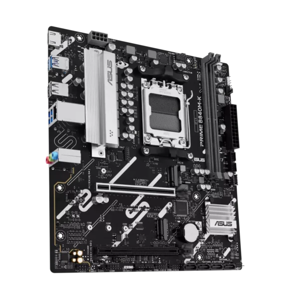 fwebp (2) ASUS Micro-ATX AMD B840 DDR5 AM5 Motherboard with PCIe 4.0 & 2.5Gb Ethernet - PRIME B840M-K-CSM
